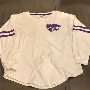 Victoria secret PINK Kansas state tshirt jersey
